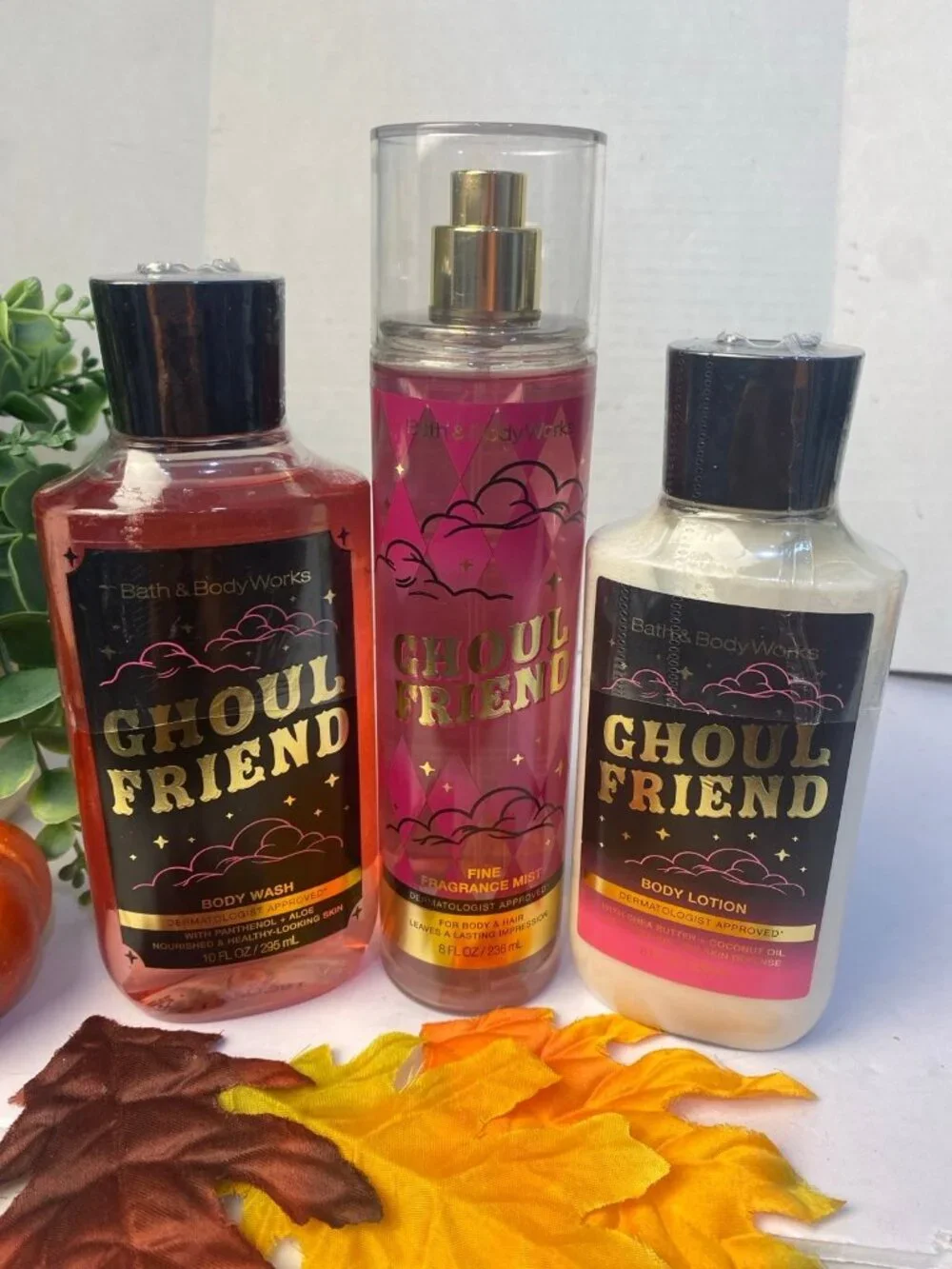 “Ghoul Friend” Bath & Body Works Halloween New 3 Pc Body Care Set
